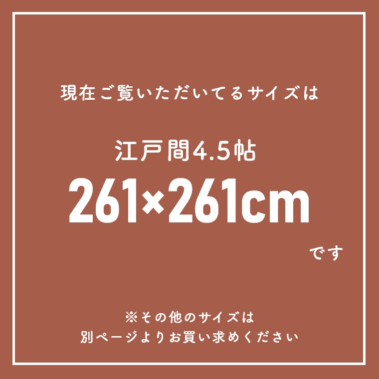iC100gpY{[O WFCh 261~261cm ]ˊ4.5 v[x