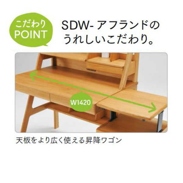 学習デスク SDW-アフランド パネルセット デスク ヒカリサンデスク 家具のホンダ インターネット本店  ラグ・カーペット・じゅうたん・テーブルマット匠の通販サイト