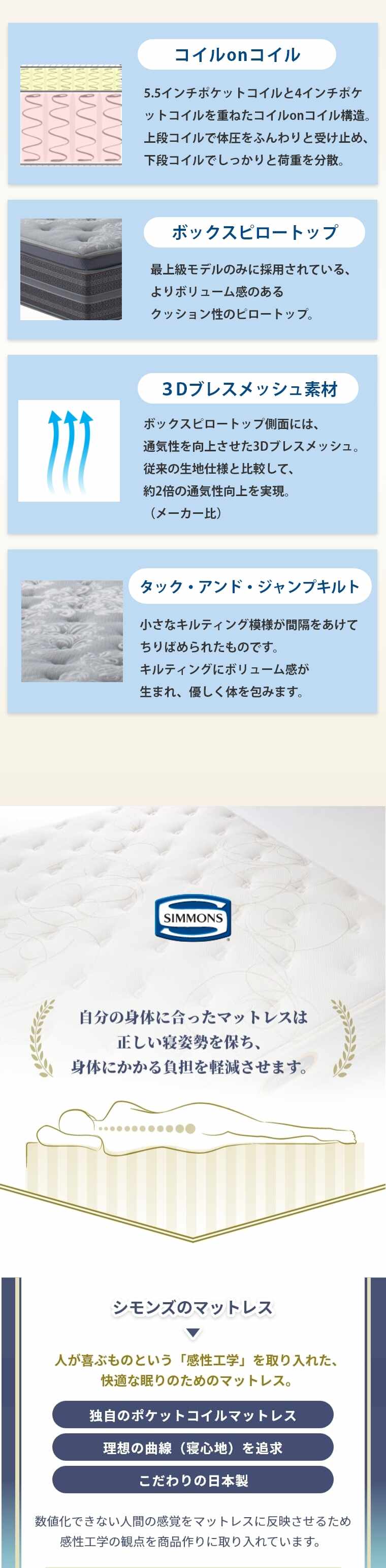 �V�����Y �����N�X �}�b�g���X  �����g�b�p�[�V�O�l�`���[�s���[�g�b�v K�i180�~195�j AA21LS2X0118001950  �J���ݒu 