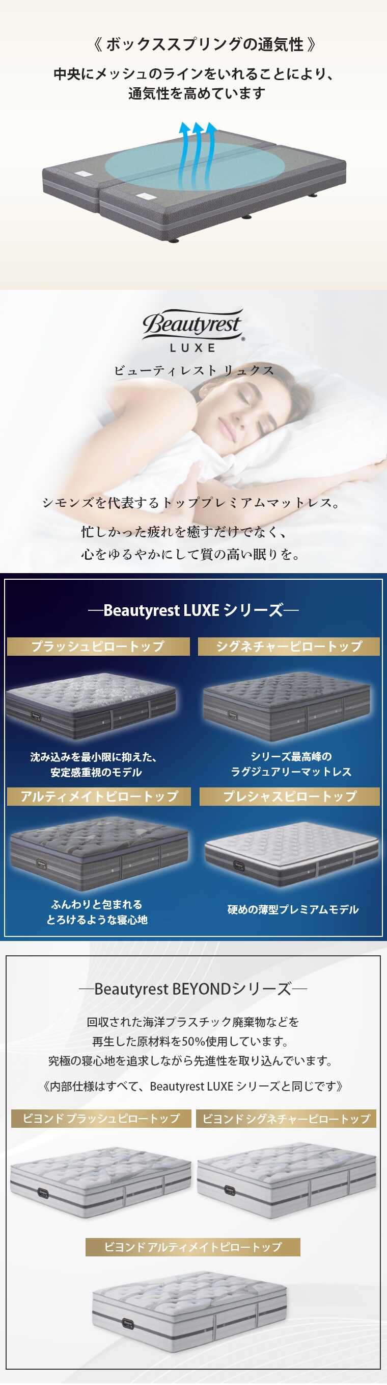 �V�����Y �����N�X �}�b�g���X �v���b�V���s���[�g�b�v�@�{�b�N�X�X�v�����O�Z�b�g 35cm�� 6.5�C���`  �J���ݒu