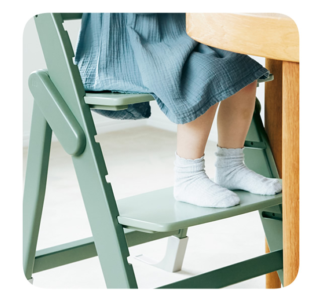 4点セット 木製ベビーハイチェア YIPPY COZY イッピーコージィ moji japan モジ (テーブル＆ガード＆クッション付き)  (18か月～3歳頃)｜家具・インテリアの通販なら家具のホンダ