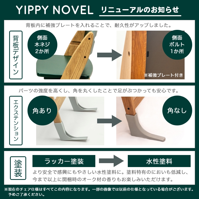 商談成立】ハイチェア(59～81cm)２脚 奥深く