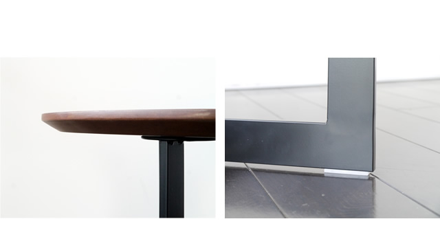 丸太のような天板が味わい深い BOL ボル サイドテーブル ガルト GART