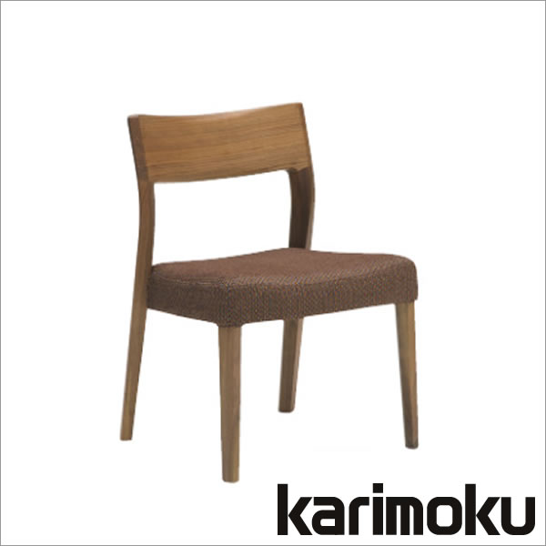 カリモク　食堂椅子　合成皮革　CU6115